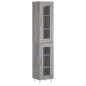 vidaXL Credenza Grigio Sonoma 34,5x34x180 cm in Legno Multistrato vidaXL Credenza Grigio Sonoma 34,5x34x180 cm in Legno Multistrato
