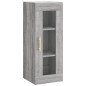 vidaXL Credenza Grigio Sonoma 34,5x34x180 cm in Legno Multistrato vidaXL Credenza Grigio Sonoma 34,5x34x180 cm in Legno Multistrato