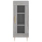 vidaXL Credenza Grigio Sonoma 34,5x34x180 cm in Legno Multistrato vidaXL Credenza Grigio Sonoma 34,5x34x180 cm in Legno Multistrato
