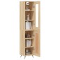 vidaXL Credenza Rovere Sonoma 34,5x34x180 cm in Legno Multistrato vidaXL Credenza Rovere Sonoma 34,5x34x180 cm in Legno Multistrato