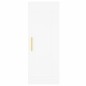 vidaXL Credenza Bianca 34,5x34x180 cm in Legno Multistrato vidaXL Credenza Bianca 34,5x34x180 cm in Legno Multistrato