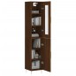 vidaXL Credenza Rovere Marrone 34,5x34x180 cm in Legno Multistrato vidaXL Credenza Rovere Marrone 34,5x34x180 cm in Legno Multistrato