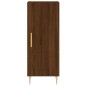 vidaXL Credenza Rovere Marrone 34,5x34x180 cm in Legno Multistrato vidaXL Credenza Rovere Marrone 34,5x34x180 cm in Legno Multistrato