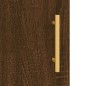 vidaXL Credenza Rovere Marrone 34,5x34x180 cm in Legno Multistrato vidaXL Credenza Rovere Marrone 34,5x34x180 cm in Legno Multistrato