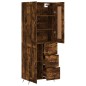 vidaXL Credenza Rovere Fumo 69,5x34x180 cm in Legno Multistrato vidaXL Credenza Rovere Fumo 69,5x34x180 cm in Legno Multistrato