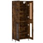 vidaXL Credenza Rovere Fumo 69,5x34x180 cm in Legno Multistrato vidaXL Credenza Rovere Fumo 69,5x34x180 cm in Legno Multistrato