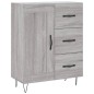 vidaXL Credenza Grigio Sonoma 69,5x34x180 cm in Legno Multistrato vidaXL Credenza Grigio Sonoma 69,5x34x180 cm in Legno Multistrato