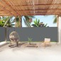 Tenda da Sole Laterale Retrattile Antracite 180x1000 cm Tenda da Sole Laterale Retrattile Antracite 180x1000 cm