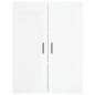 vidaXL Credenza Bianco Lucido 69,5x34x180 cm in Legno Multistrato vidaXL Credenza Bianco Lucido 69,5x34x180 cm in Legno Multistrato