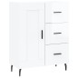 vidaXL Credenza Bianco Lucido 69,5x34x180 cm in Legno Multistrato vidaXL Credenza Bianco Lucido 69,5x34x180 cm in Legno Multistrato