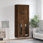 vidaXL Credenza Rovere Marrone 69,5x34x180 cm in Legno Multistrato vidaXL Credenza Rovere Marrone 69,5x34x180 cm in Legno Multistrato
