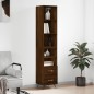 vidaXL Credenza Rovere Marrone 34,5x34x180 cm in Legno Multistrato vidaXL Credenza Rovere Marrone 34,5x34x180 cm in Legno Multistrato