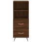 vidaXL Credenza Rovere Marrone 34,5x34x180 cm in Legno Multistrato vidaXL Credenza Rovere Marrone 34,5x34x180 cm in Legno Multistrato