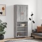 vidaXL Credenza Grigio Sonoma 69,5x34x180 cm in Legno Multistrato vidaXL Credenza Grigio Sonoma 69,5x34x180 cm in Legno Multistrato