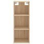 vidaXL Credenza Rovere Sonoma 34,5x34x180 cm in Legno Multistrato vidaXL Credenza Rovere Sonoma 34,5x34x180 cm in Legno Multistrato