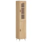 vidaXL Credenza Rovere Sonoma 34,5x34x180 cm in Legno Multistrato vidaXL Credenza Rovere Sonoma 34,5x34x180 cm in Legno Multistrato
