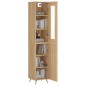 vidaXL Credenza Rovere Sonoma 34,5x34x180 cm in Legno Multistrato vidaXL Credenza Rovere Sonoma 34,5x34x180 cm in Legno Multistrato