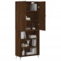 vidaXL Credenza Rovere Marrone 69,5x34x180 cm in Legno Multistrato vidaXL Credenza Rovere Marrone 69,5x34x180 cm in Legno Multistrato