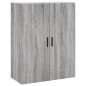 vidaXL Credenza Grigio Sonoma 69,5x34x180 cm in Legno Multistrato vidaXL Credenza Grigio Sonoma 69,5x34x180 cm in Legno Multistrato