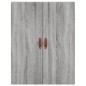 vidaXL Credenza Grigio Sonoma 69,5x34x180 cm in Legno Multistrato vidaXL Credenza Grigio Sonoma 69,5x34x180 cm in Legno Multistrato