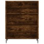 vidaXL Credenza Rovere Fumo 69,5x34x180 cm in Legno Multistrato vidaXL Credenza Rovere Fumo 69,5x34x180 cm in Legno Multistrato