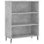 vidaXL Credenza Grigio Cemento 69,5x34x180 cm in Legno Multistrato vidaXL Credenza Grigio Cemento 69,5x34x180 cm in Legno Multistrato