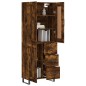 vidaXL Credenza Rovere Fumo 69,5x34x180 cm in Legno Multistrato vidaXL Credenza Rovere Fumo 69,5x34x180 cm in Legno Multistrato