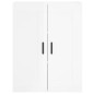 vidaXL Credenza Bianco Lucido 69,5x34x180 cm in Legno Multistrato vidaXL Credenza Bianco Lucido 69,5x34x180 cm in Legno Multistrato