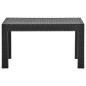 Tavolo da Giardino Antracite 58x58x41 cm in Rattan PP Tavolo da Giardino Antracite 58x58x41 cm in Rattan PP