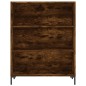 vidaXL Credenza Rovere Fumo 69,5x34x180 cm in Legno Multistrato vidaXL Credenza Rovere Fumo 69,5x34x180 cm in Legno Multistrato