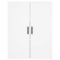 vidaXL Credenza Bianca 69,5x34x180 cm in Legno Multistrato vidaXL Credenza Bianca 69,5x34x180 cm in Legno Multistrato