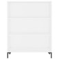 vidaXL Credenza Bianca 69,5x34x180 cm in Legno Multistrato vidaXL Credenza Bianca 69,5x34x180 cm in Legno Multistrato
