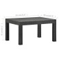 Tavolo da Giardino Antracite 58x58x41 cm in Rattan PP Tavolo da Giardino Antracite 58x58x41 cm in Rattan PP