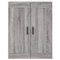 vidaXL Credenza Grigio Sonoma 69,5x34x180 cm in Legno Multistrato vidaXL Credenza Grigio Sonoma 69,5x34x180 cm in Legno Multistrato