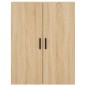 vidaXL Credenza Rovere Sonoma 69,5x34x180 cm in Legno Multistrato