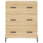 vidaXL Credenza Rovere Sonoma 69,5x34x180 cm in Legno Multistrato