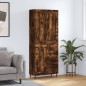 vidaXL Credenza Rovere Fumo 69,5x34x180 cm in Legno Multistrato vidaXL Credenza Rovere Fumo 69,5x34x180 cm in Legno Multistrato