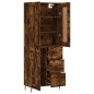 vidaXL Credenza Rovere Fumo 69,5x34x180 cm in Legno Multistrato vidaXL Credenza Rovere Fumo 69,5x34x180 cm in Legno Multistrato