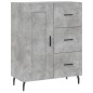 vidaXL Credenza Grigio Cemento 69,5x34x180 cm in Legno Multistrato vidaXL Credenza Grigio Cemento 69,5x34x180 cm in Legno Multistrato