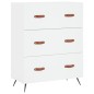 vidaXL Credenza Bianca 69,5x34x180 cm in Legno Multistrato vidaXL Credenza Bianca 69,5x34x180 cm in Legno Multistrato