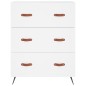 vidaXL Credenza Bianca 69,5x34x180 cm in Legno Multistrato vidaXL Credenza Bianca 69,5x34x180 cm in Legno Multistrato