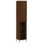 vidaXL Credenza Rovere Marrone 34,5x34x180 cm in Legno Multistrato vidaXL Credenza Rovere Marrone 34,5x34x180 cm in Legno Multistrato