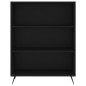 vidaXL Credenza Nera 69,5x34x180 cm in Legno Multistrato vidaXL Credenza Nera 69,5x34x180 cm in Legno Multistrato
