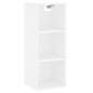 vidaXL Credenza Bianca 34,5x34x180 cm in Legno Multistrato vidaXL Credenza Bianca 34,5x34x180 cm in Legno Multistrato