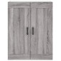 vidaXL Credenza Grigio Sonoma 69,5x34x180 cm in Legno Multistrato vidaXL Credenza Grigio Sonoma 69,5x34x180 cm in Legno Multistrato