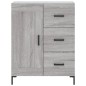 vidaXL Credenza Grigio Sonoma 69,5x34x180 cm in Legno Multistrato vidaXL Credenza Grigio Sonoma 69,5x34x180 cm in Legno Multistrato