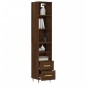 vidaXL Credenza Rovere Marrone 34,5x34x180 cm in Legno Multistrato vidaXL Credenza Rovere Marrone 34,5x34x180 cm in Legno Multistrato