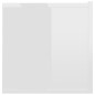 Mobile TV Bianco Lucido 120x30x30 cm in Truciolato Mobile TV Bianco Lucido 120x30x30 cm in Truciolato