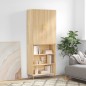 vidaXL Credenza Rovere Sonoma 69,5x34x180 cm in Legno Multistrato
