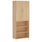 vidaXL Credenza Rovere Sonoma 69,5x34x180 cm in Legno Multistrato